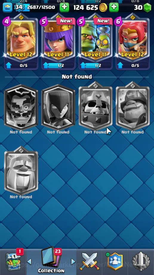 Clash Royale Accounts Lv 34|Trophy 8037|KTL 12|Limited Skin|Total Card 1 image 13