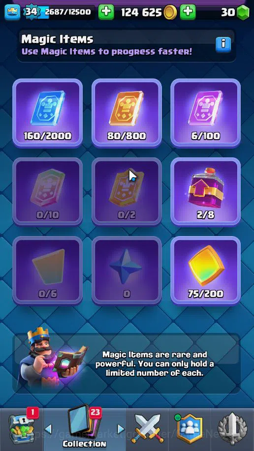 Clash Royale Accounts Lv 34|Trophy 8037|KTL 12|Limited Skin|Total Card 1 image 14