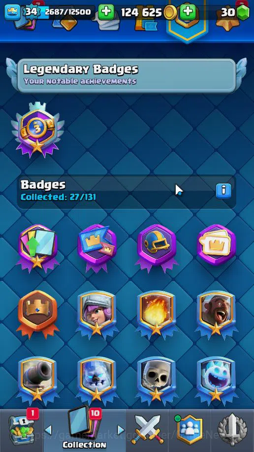 Clash Royale Accounts Lv 34|Trophy 8037|KTL 12|Limited Skin|Total Card 1 image 18