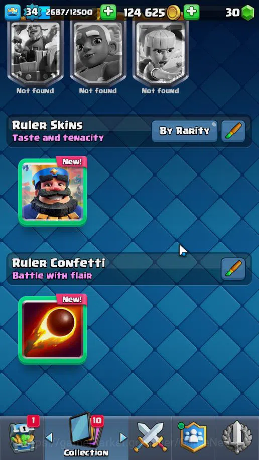 Clash Royale Accounts Lv 34|Trophy 8037|KTL 12|Limited Skin|Total Card 1 image 20
