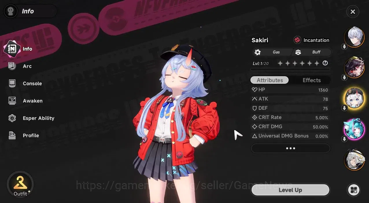 Neverness to Everness Accounts Global EU|HL 3|4 SSR [Hotori,Hathor,Sakiri,Fadia]+ image 2