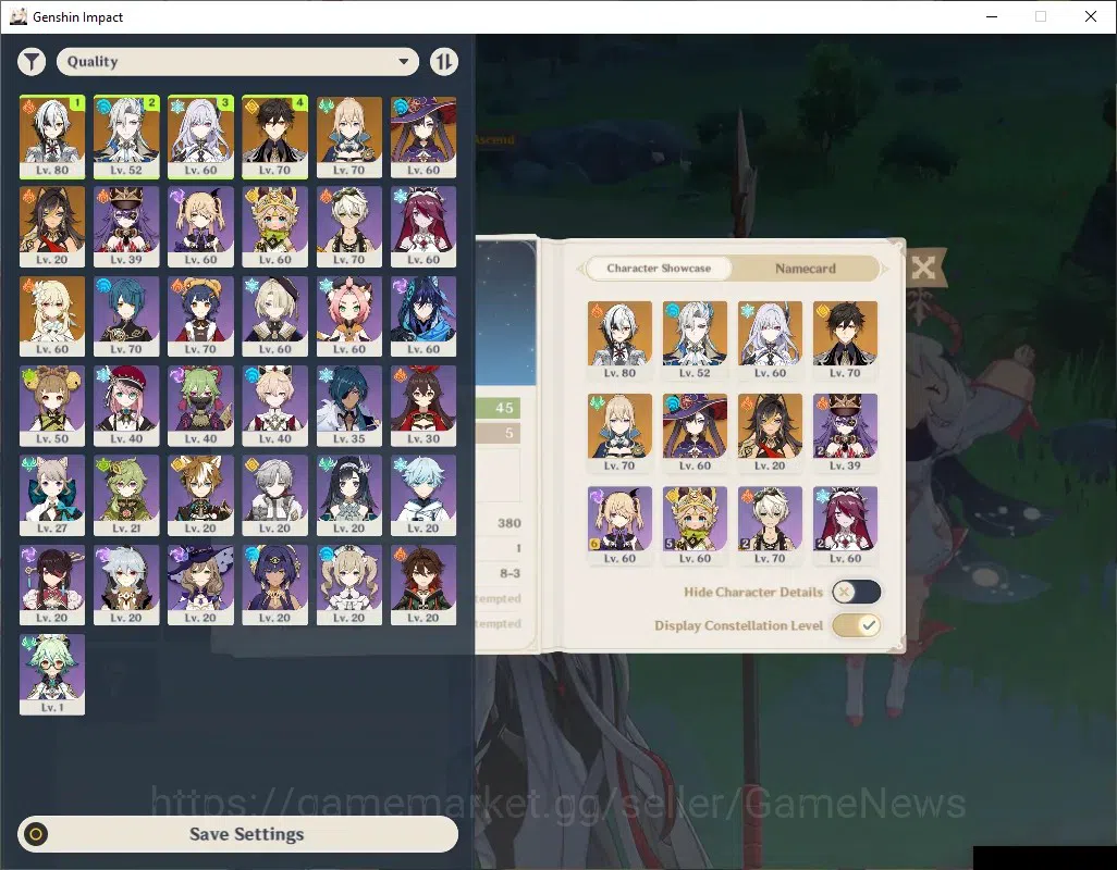 Genshin Impact Accounts ASIA|AR 45|4 Limited +3 (*5 STD)|Skirk,Neuvilette, image 1