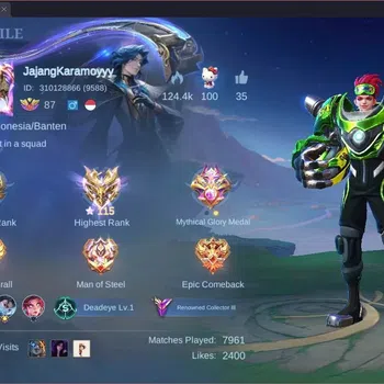 Mobile Legends: Bang Bang Accounts Others Global |Hero 133|Skin 273|Renowned|Prime Granger|KOF Karina|Luckybox