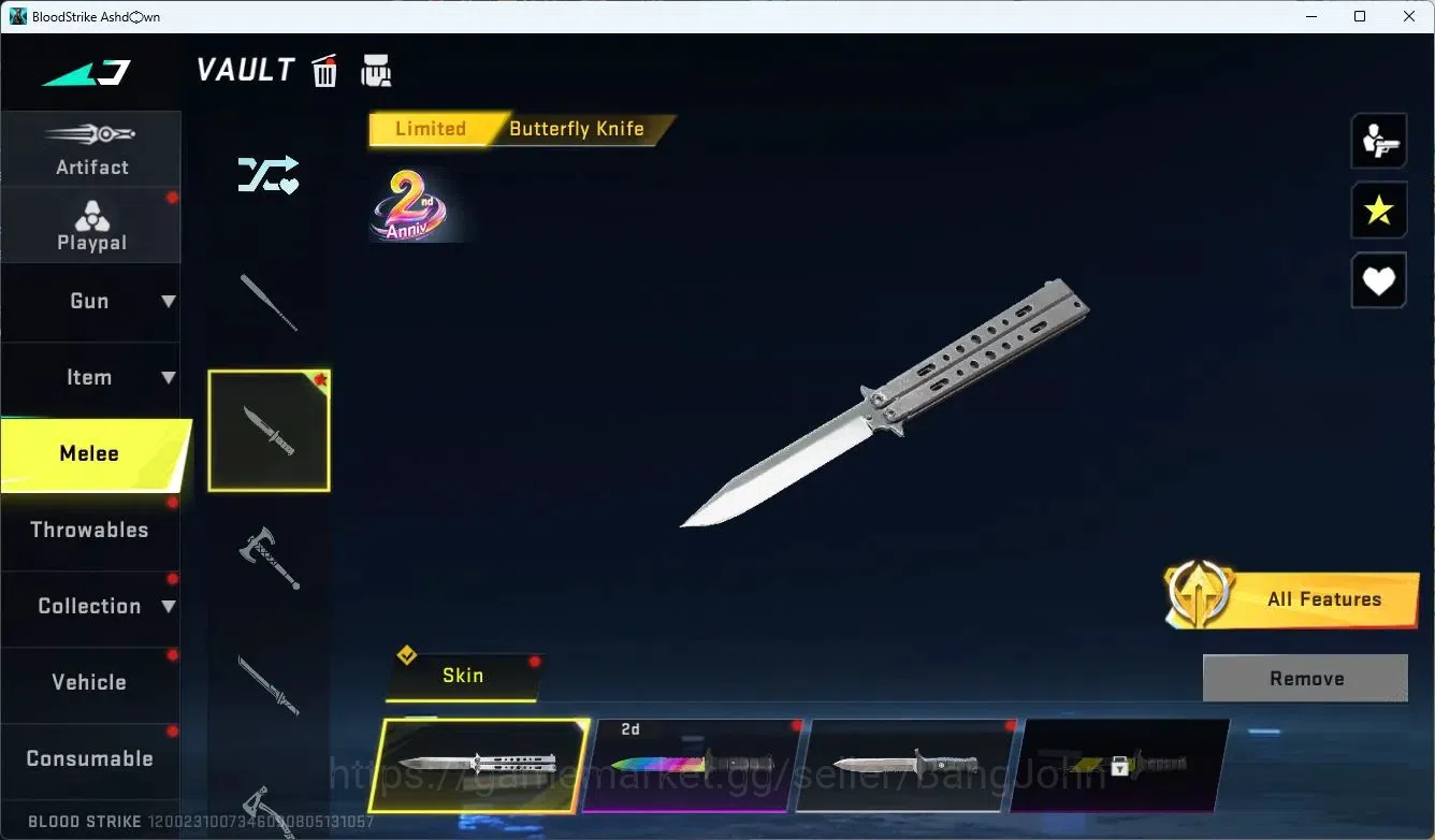 Blood Strike Accounts ASIA  | Limited AR97-Ascendant | 9 Legendary Skins image 12