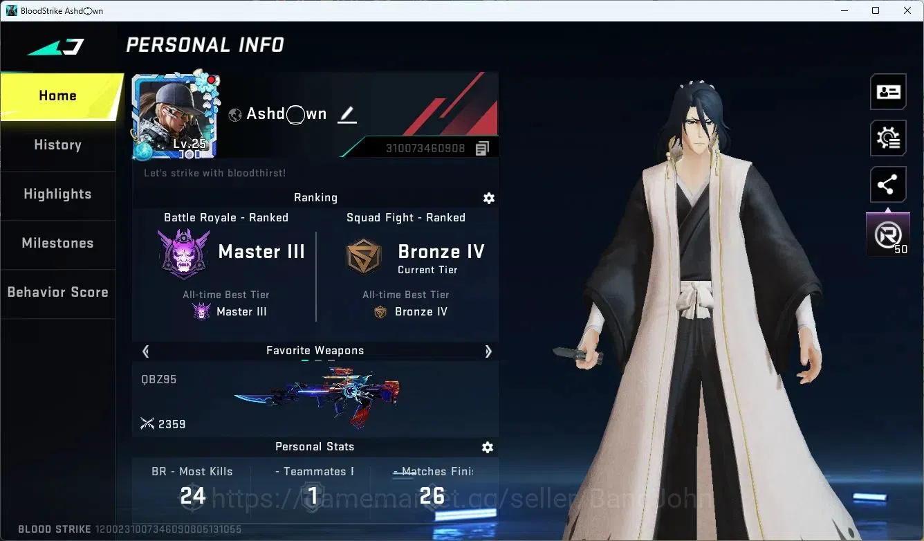 Blood Strike Accounts ASIA  | Limited AR97-Ascendant | 9 Legendary Skins image 2