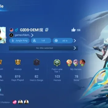 Honor of Kings Accounts Rare Skin Global|103H 78S|4 Legend:Allain,Lady Sun,Yao,Musashi|GrandMaster:Gan&Mo|LOM:Guiguzi|Check