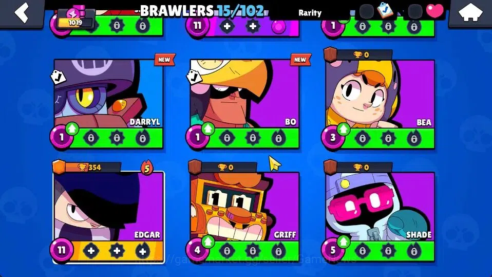 Brawl Stars Accounts 1019 Trophy|15 Brawlers 3 Max Lvl [Edgar,Tick,Shel image 6