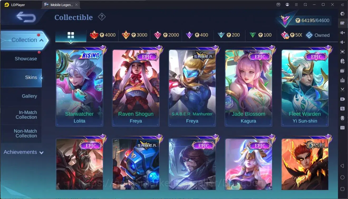 Mobile Legends: Bang Bang Accounts Global|Hero 132|Skin 309|Renowned|KOF Karina|Soul  image 10