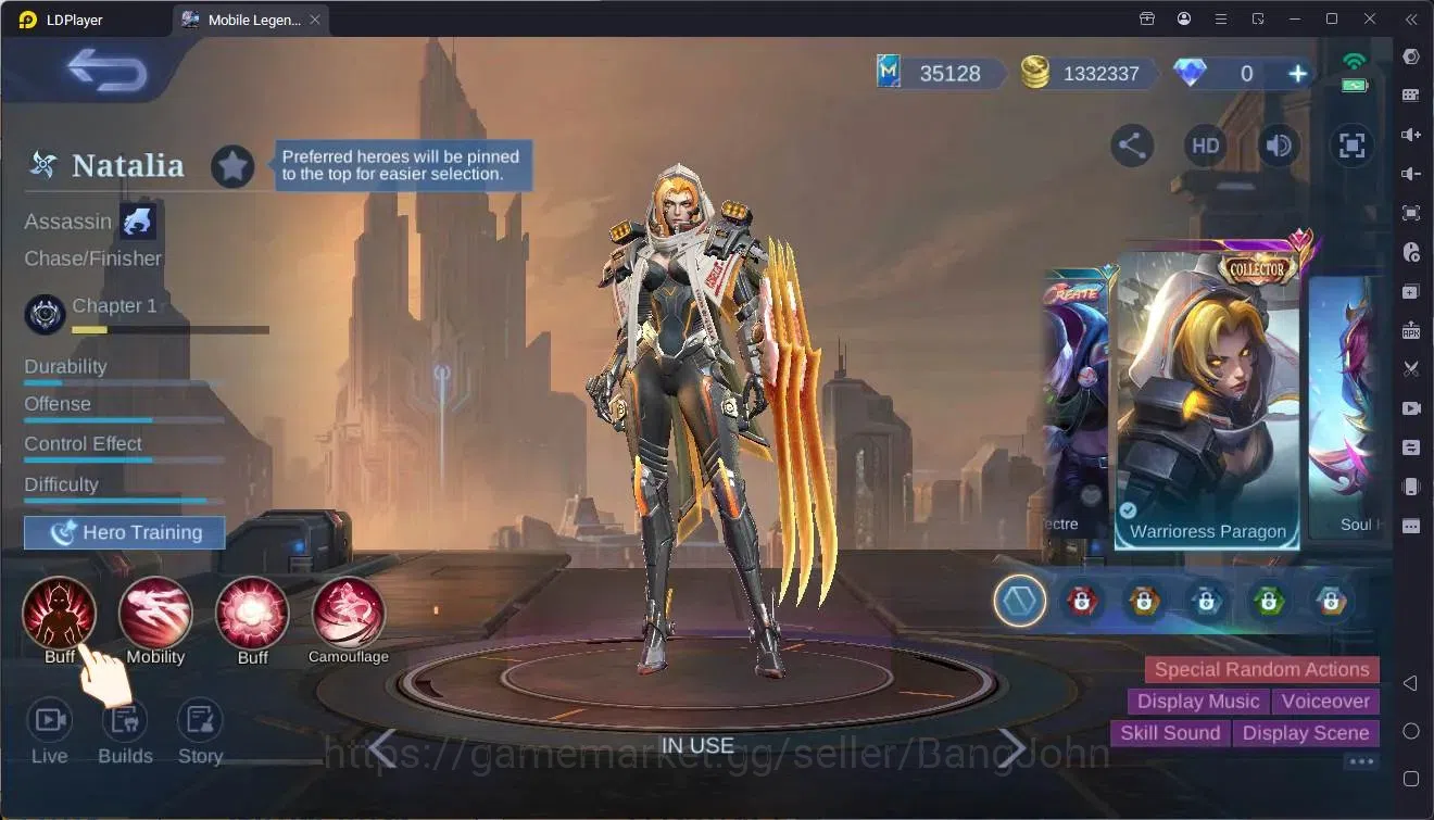 Mobile Legends: Bang Bang Accounts Global|Hero 132|Skin 309|Renowned|KOF Karina|Soul  image 18