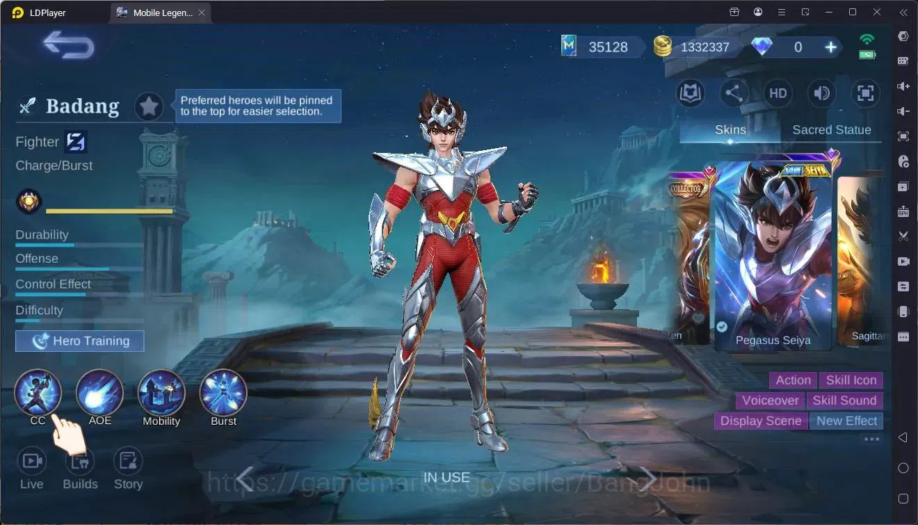 Mobile Legends: Bang Bang Accounts Global|Hero 132|Skin 309|Renowned|KOF Karina|Soul  image 20