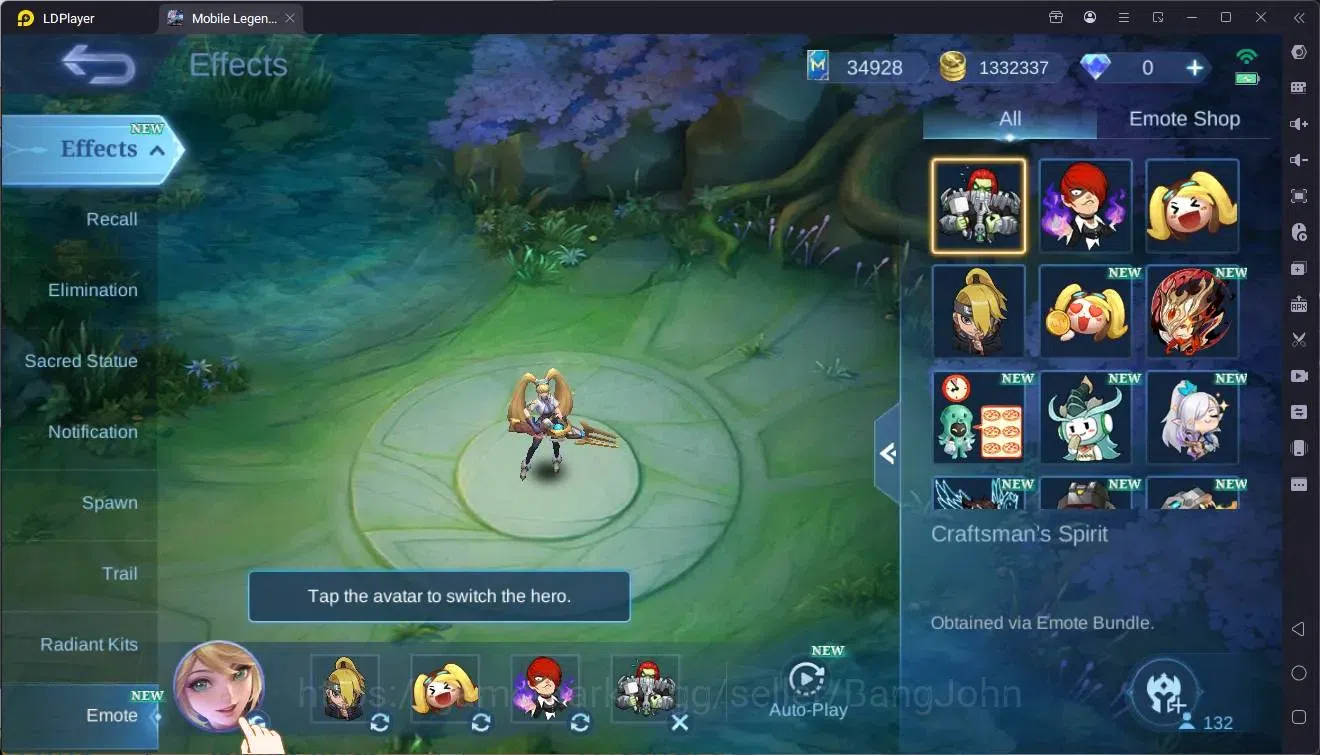 Mobile Legends: Bang Bang Accounts Global|Hero 132|Skin 309|Renowned|KOF Karina|Soul  image 6