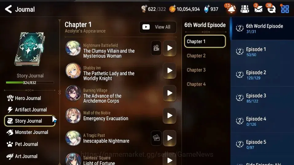 Epic Seven Accounts High-End GLOBAL|UnVerif|11 ML(Salome,LOTScales,RoLight,Zio,SE Celine,Etc)+Rinak[SPD,Setsuka,TA Coli,AS 10