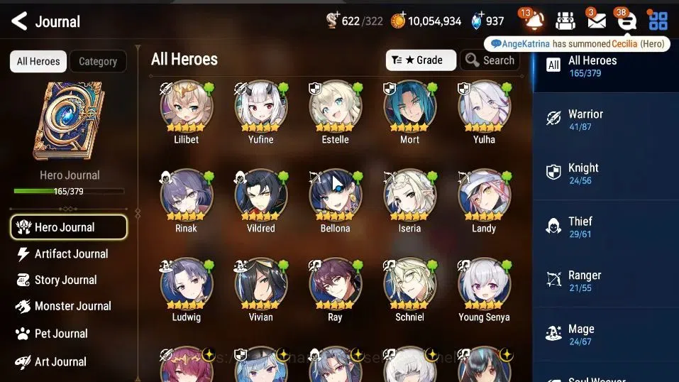 Epic Seven Accounts High-End GLOBAL|UnVerif|11 ML(Salome,LOTScales,RoLight,Zio,SE Celine,Etc)+Rinak[SPD,Setsuka,TA Coli,AS 7