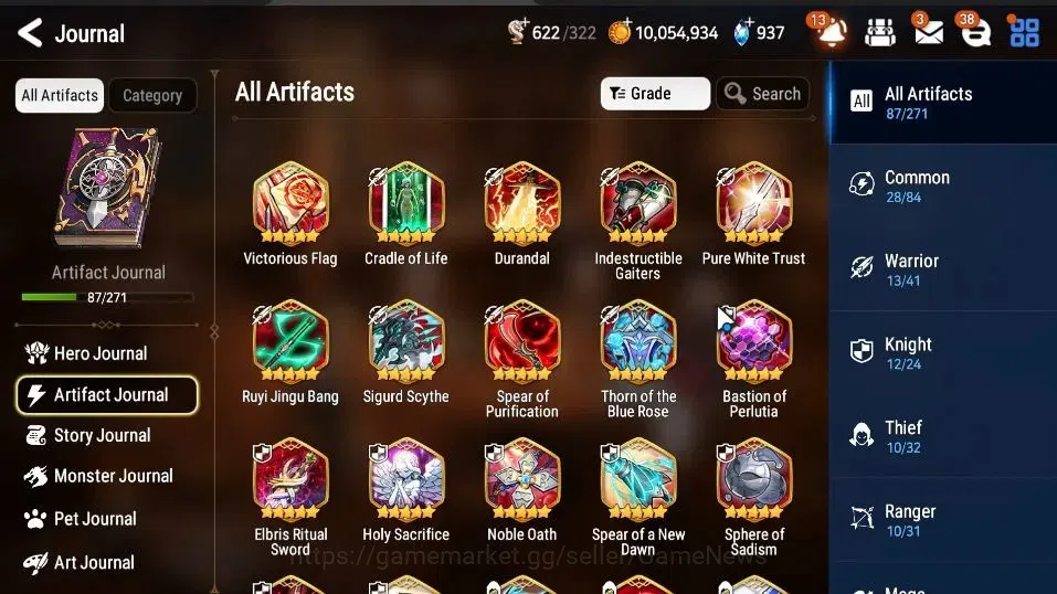Epic Seven Accounts High-End GLOBAL|UnVerif|11 ML(Salome,LOTScales,RoLight,Zio,SE Celine,Etc)+Rinak[SPD,Setsuka,TA Coli,AS 9