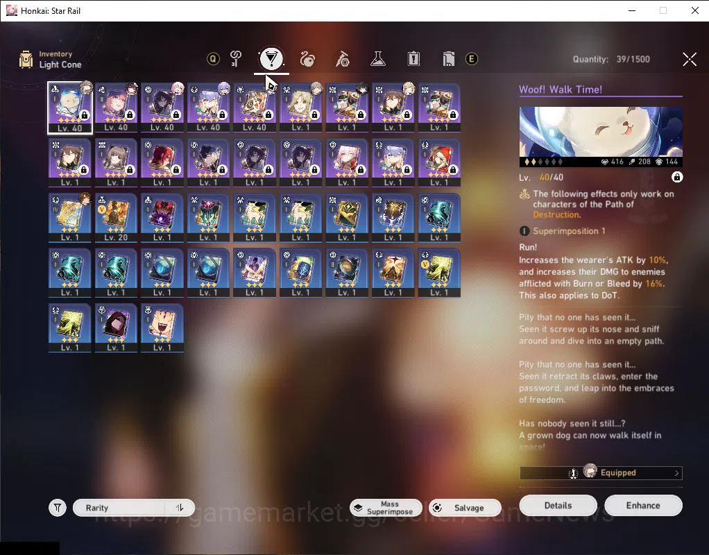 Honkai Star Rail Accounts Asia|TL 28|1 Golden Companion|2 Limited|Silver Wol image 10