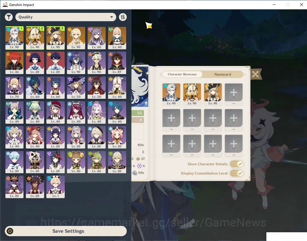Genshin Impact Accounts Mid Game ASIA |AR 55 |3 Limited +4 (*5Weapon)| (Neuvillette C2+Sign)Xilonen,Navia|Fragil Resin 10 2