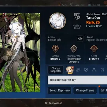 Epic Seven Accounts Starter Global Unverif | Starter|3 ML(Belian,Salome,A Vildred)|PoH ON|Stigma 8.1K|SS 1,1K|Log