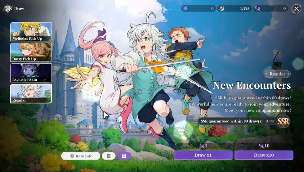 The Seven Deadly Sins: Origin Accounts SEA |4 SSR| Meliodas P1,Elaine,Drake,Guila + SSR S image 10