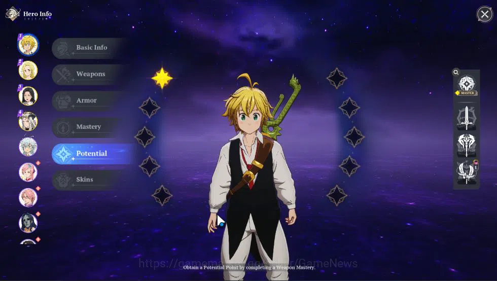 The Seven Deadly Sins: Origin Accounts SEA |4 SSR| Meliodas P1,Elaine,Drake,Guila + SSR S image 5