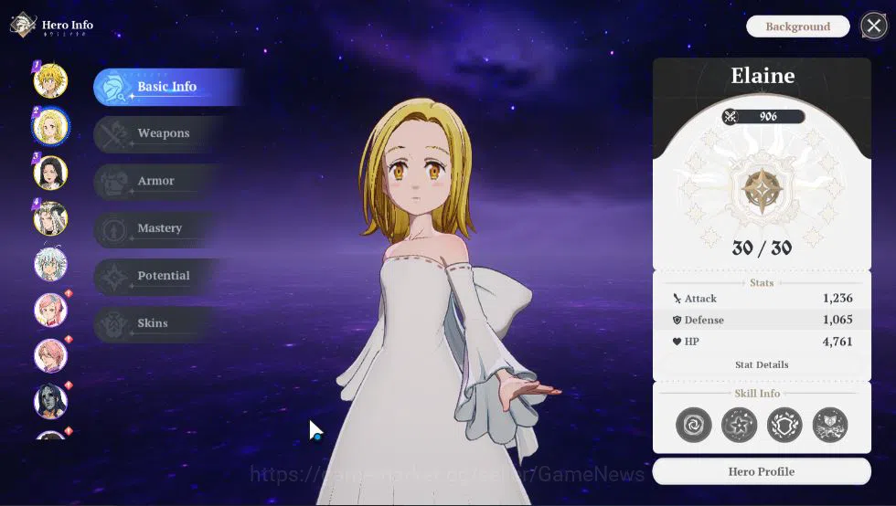 The Seven Deadly Sins: Origin Accounts SEA |4 SSR| Meliodas P1,Elaine,Drake,Guila + SSR S image 6