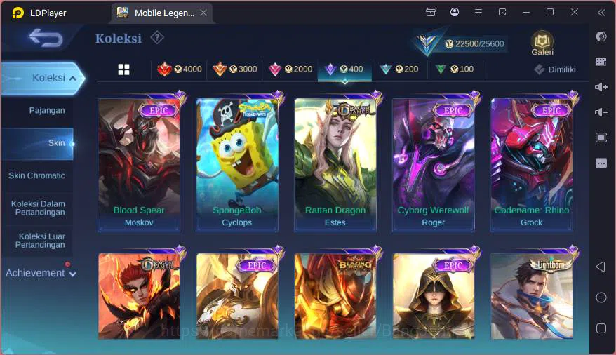 Mobile Legends: Bang Bang Accounts GLOBAL|Hero 84|Skin 101|Prime Granger,SB Cyclops,B image 16