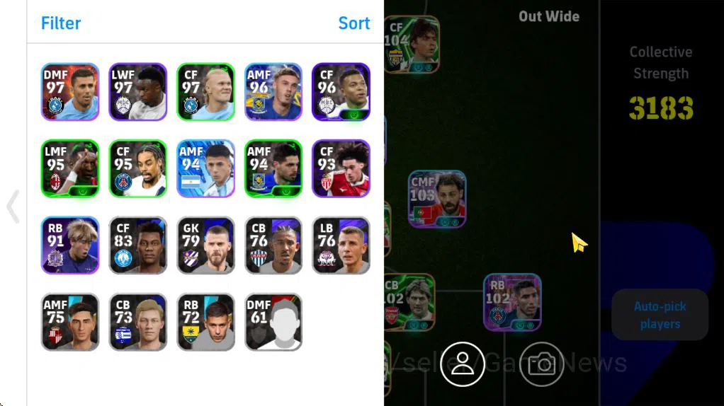 eFootball Accounts Mobile|[BigTime Rivaldo]Neymar,Desire Doue[BlitzCu image 2