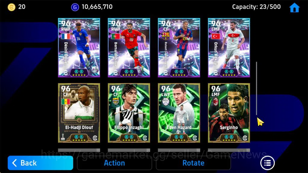 eFootball Accounts Mobile|[BigTime Rivaldo]Neymar,Desire Doue[BlitzCu image 6