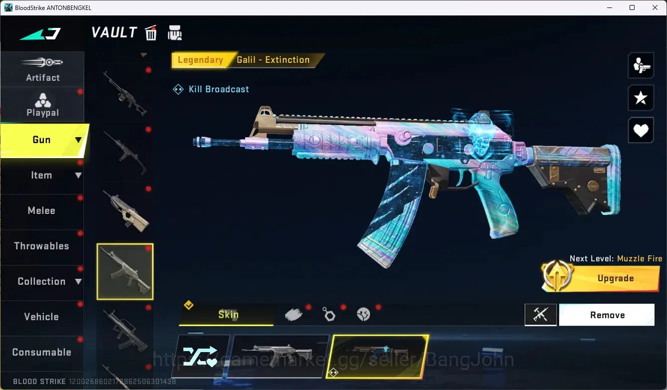 Blood Strike Accounts ASIA |1 Eternal: Desert Eagle-Scorpius|3 Collab Gu image 13