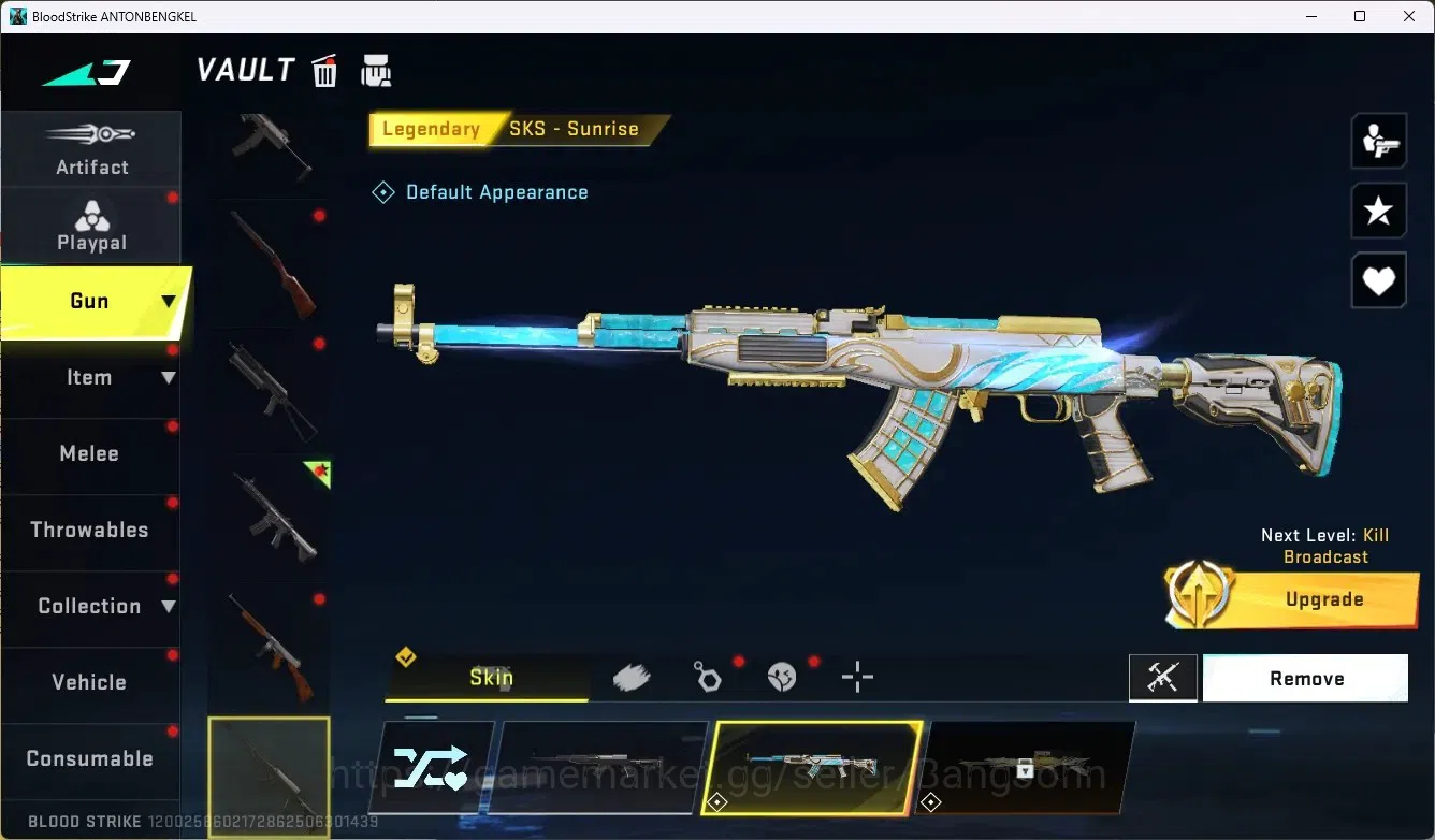 Blood Strike Accounts ASIA |1 Eternal: Desert Eagle-Scorpius|3 Collab Gu image 18