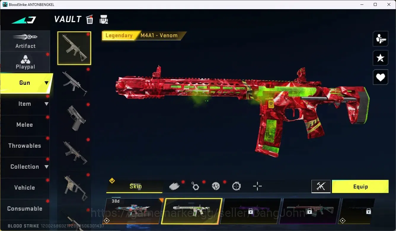 Blood Strike Accounts ASIA |1 Eternal: Desert Eagle-Scorpius|3 Collab Gu image 2