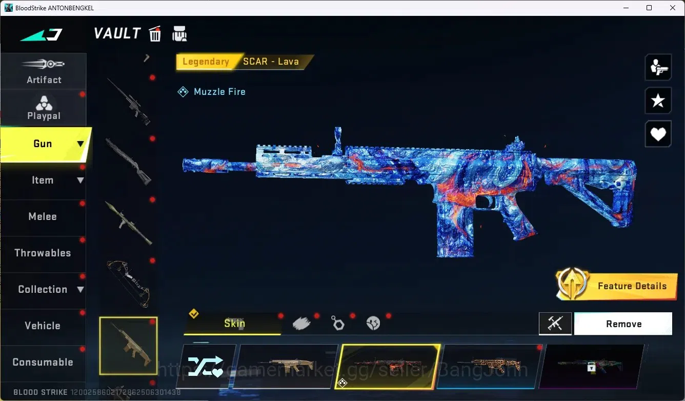 Blood Strike Accounts ASIA |1 Eternal: Desert Eagle-Scorpius|3 Collab Gu image 7