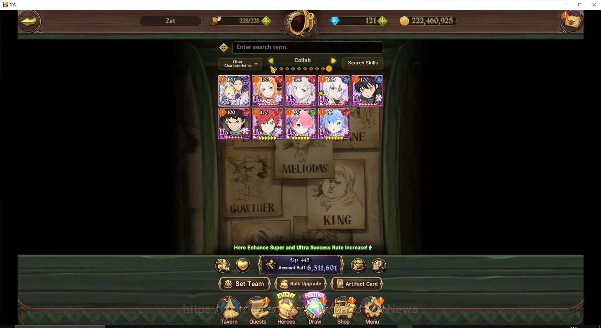 The Seven Deadly Sins: Grand Cross Accounts ASIA|6,3M CC|121 DM|7 LR+10 UR+Many Colab|NMeli2/6 image 4