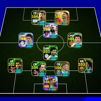 eFootball Accounts Legends & Iconic Players Android | 3220 Strength Cristiano Ronaldo 107 • Donnarumma 106 • Matthäus 106