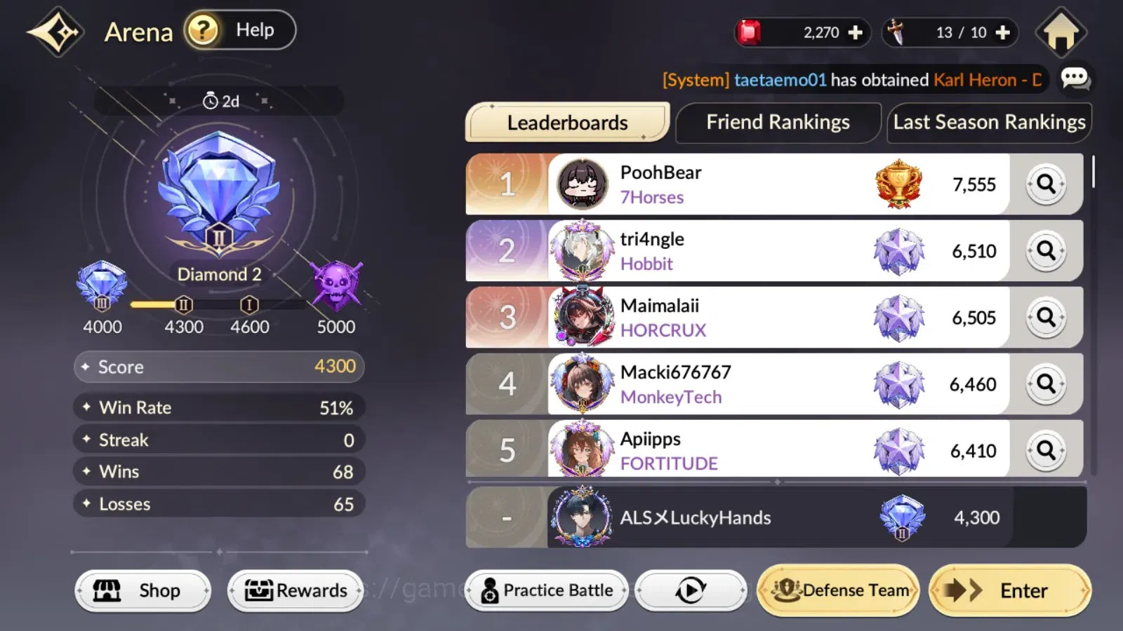 Seven Knights Re:Birth Accounts Global|4EX7(FaiTC2,JuriTC1,Rosie,Gelidus)27TC6(Kyl image 1