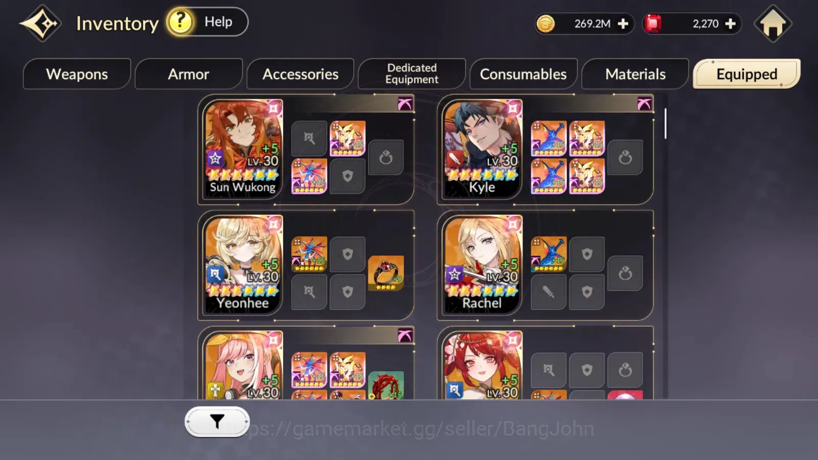 Seven Knights Re:Birth Accounts Global|4EX7(FaiTC2,JuriTC1,Rosie,Gelidus)27TC6(Kyl image 12