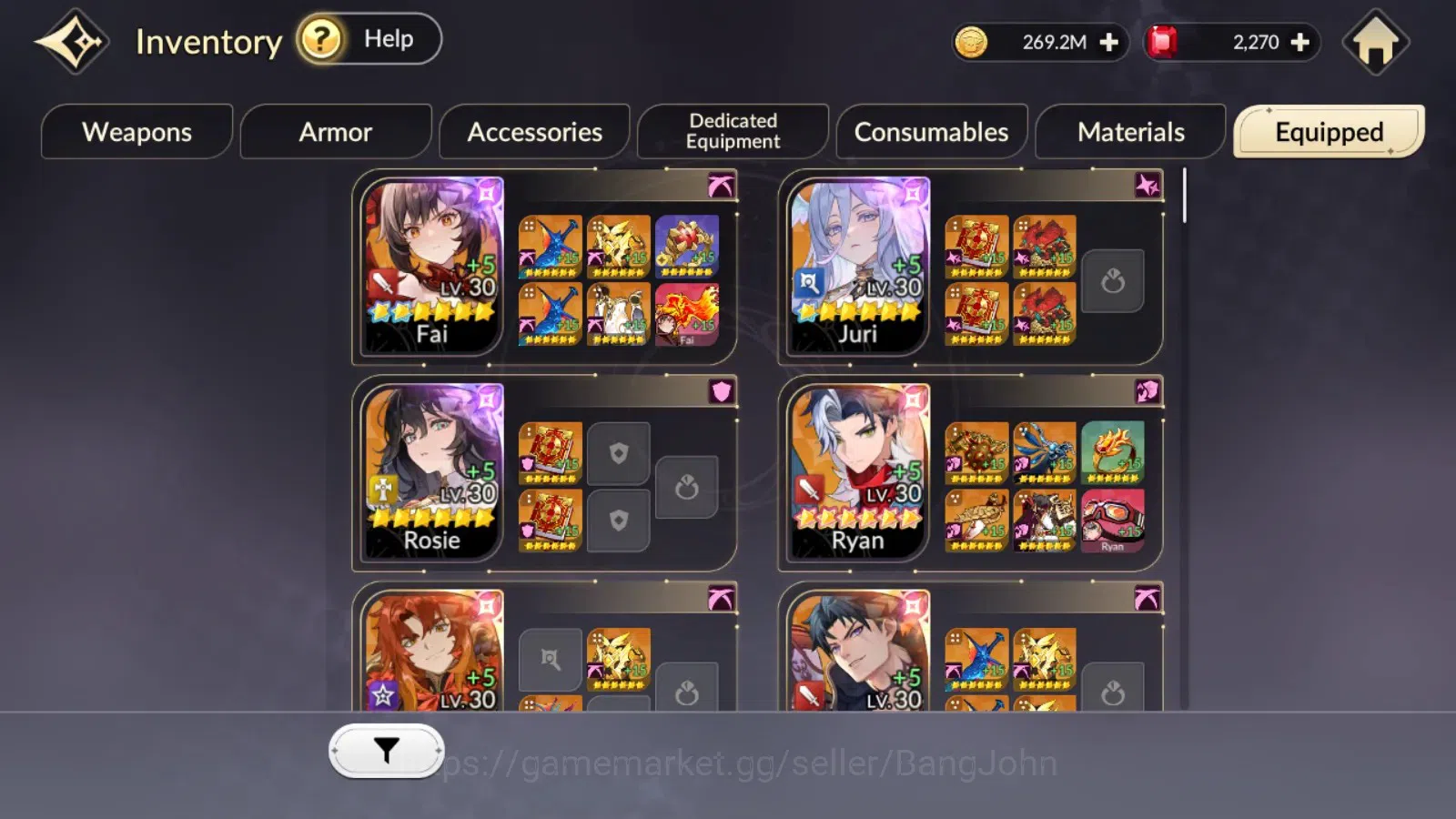 Seven Knights Re:Birth Accounts Global|4EX7(FaiTC2,JuriTC1,Rosie,Gelidus)27TC6(Kyl image 13