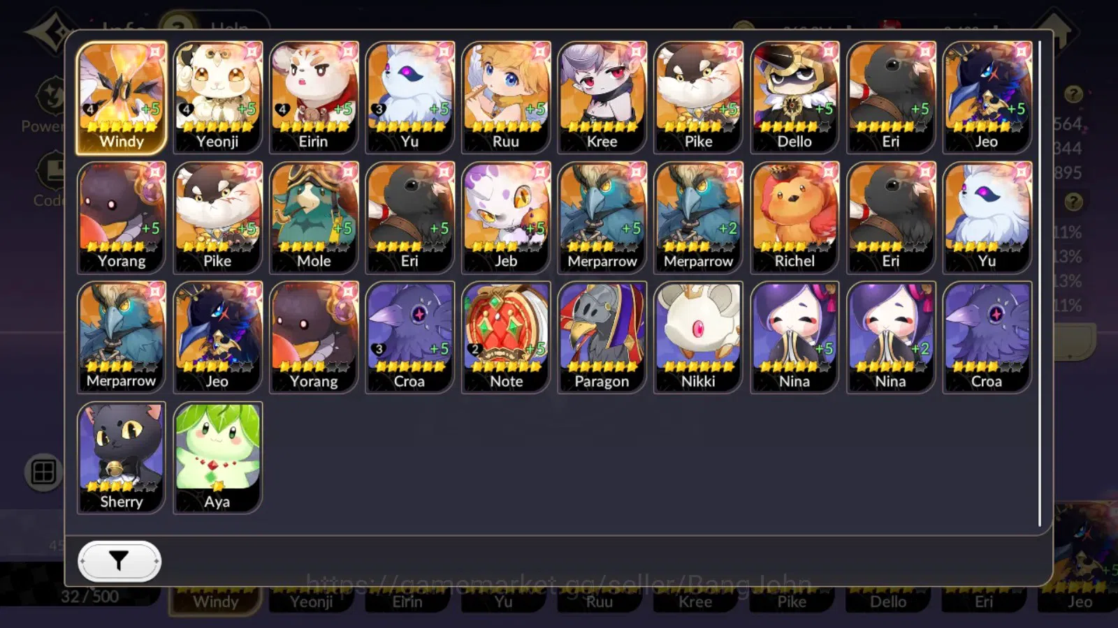 Seven Knights Re:Birth Accounts Global|4EX7(FaiTC2,JuriTC1,Rosie,Gelidus)27TC6(Kyl image 16