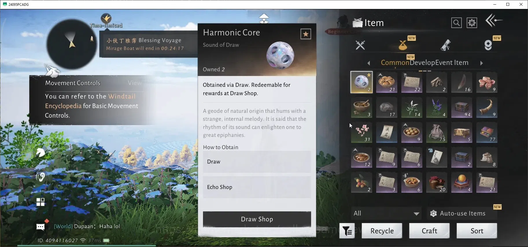 Where Winds Meet Accounts GLOBAL|Lv 18|2 HC|4190 GS|Anthem of Ages,Peaceful Life (hair),Wanderer's Sorrow,Face:Moonlit 1