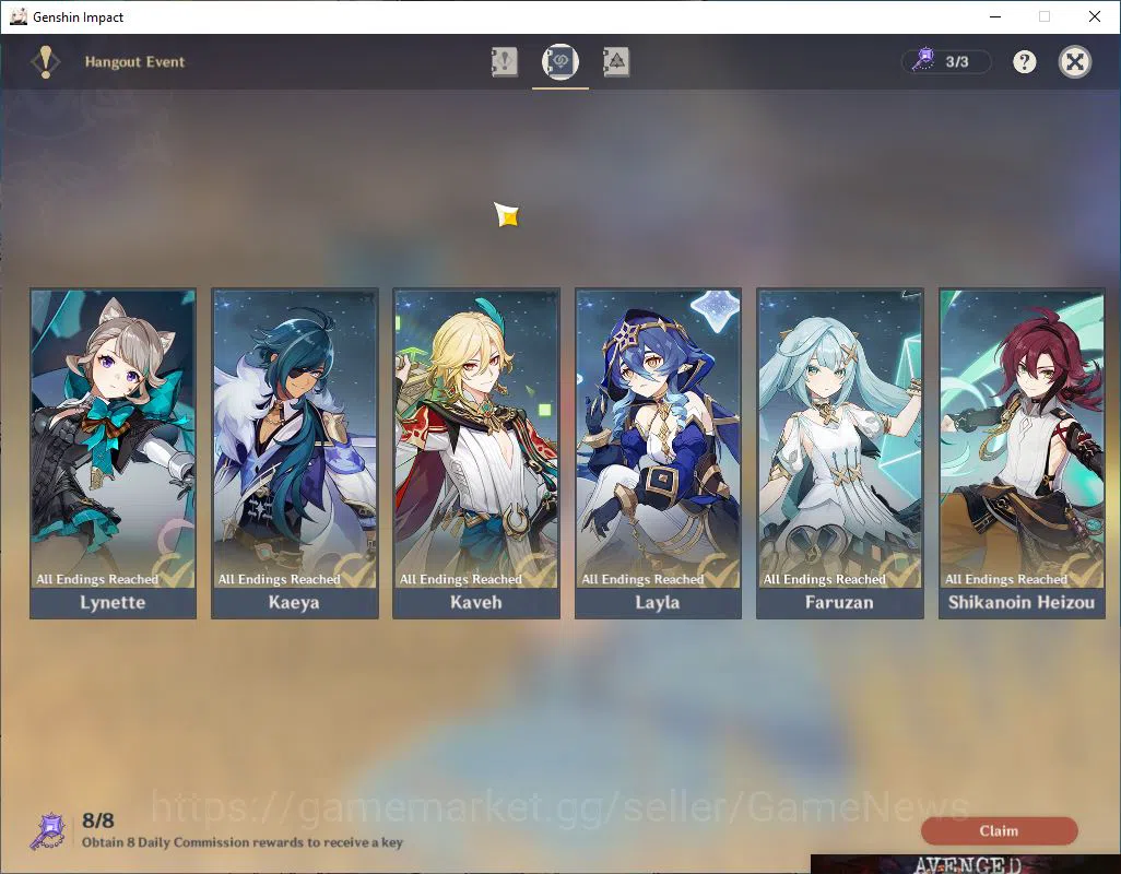 Genshin Impact Accounts Mid Game ASIA|AR 58|12 15