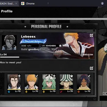BLEACH: Soul Resonance Accounts Nuverse SEA|Lv.54|8 SSR 7 Sign