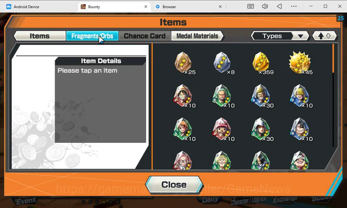 One Piece Bounty Rush Accounts Global/Android| 3 META EX | Onigashima Roronoa Zor image 3