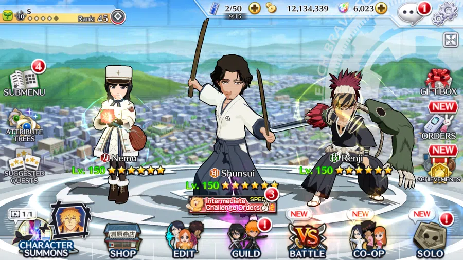 Bleach: Brave Souls Others GLOBAL]6K Orb+Fresh All Story|SoulReaper Shunsui,R image 1