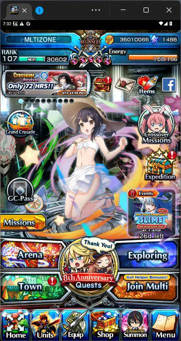 Grand Summoners Others GLOBAL|Ascend 13|Rank 107|Crystal 1488|Okarun TW,S image 1