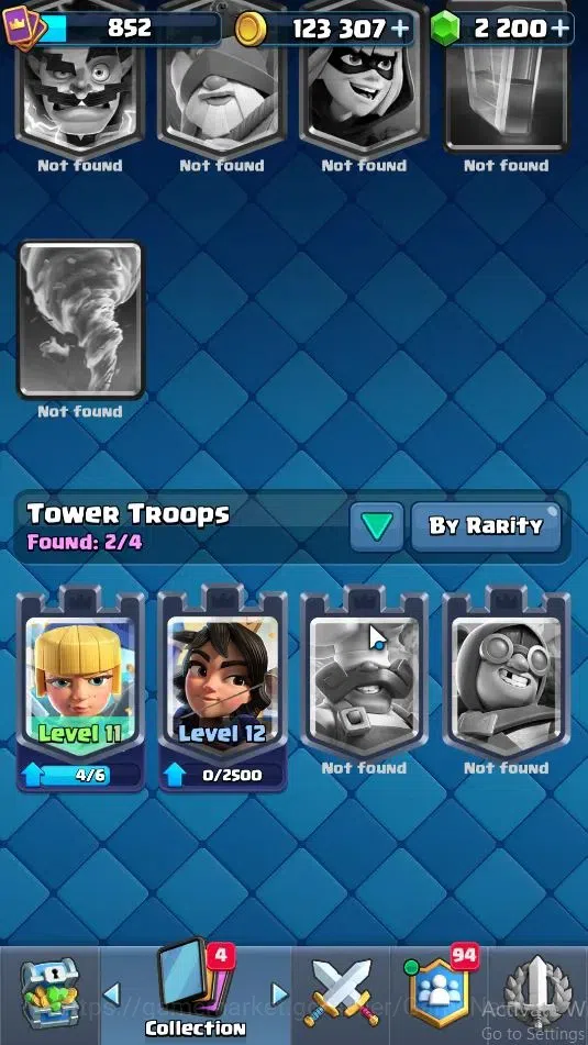 Clash Royale Accounts High-End Lv 852|KTL 12|Trophy 5487|Card 100/121|2 Hero,4 EVO 10 Legendary 31 Epic 30 Rare 29 Common|4 13