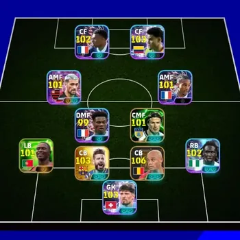 eFootball Accounts Legends & Iconic Players Android|Power 3169|13 Epic (Geral Pique, Vincent