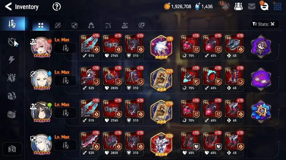 Epic Seven Accounts GLOBAL Unverif|NewEra|9ML(LOT Scales,EIlynav,Zio,L image 19
