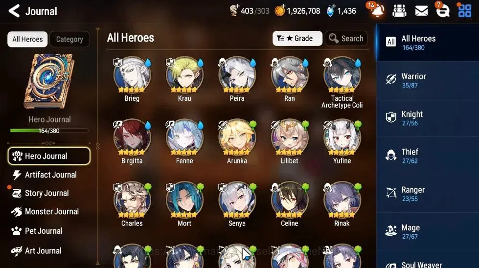 Epic Seven Accounts GLOBAL Unverif|NewEra|9ML(LOT Scales,EIlynav,Zio,L image 6
