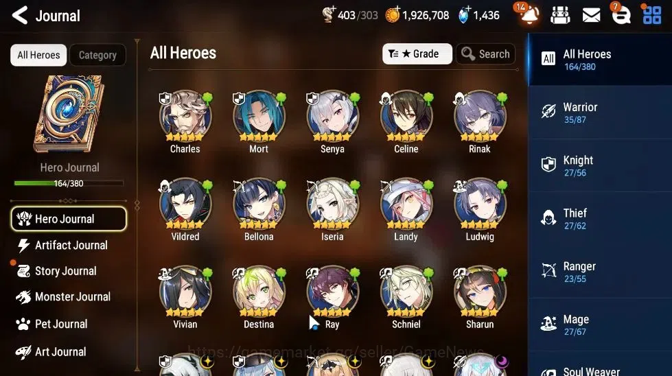 Epic Seven Accounts GLOBAL Unverif|NewEra|9ML(LOT Scales,EIlynav,Zio,L image 7