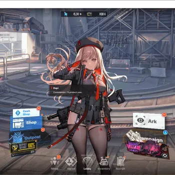 Goddess of Victory: Nikke Accounts Others GLOBAL|45K Gems|Ready Gacha 100 Recruit Voucher & 122 Adv. Recruit Voucher|Sync Lv