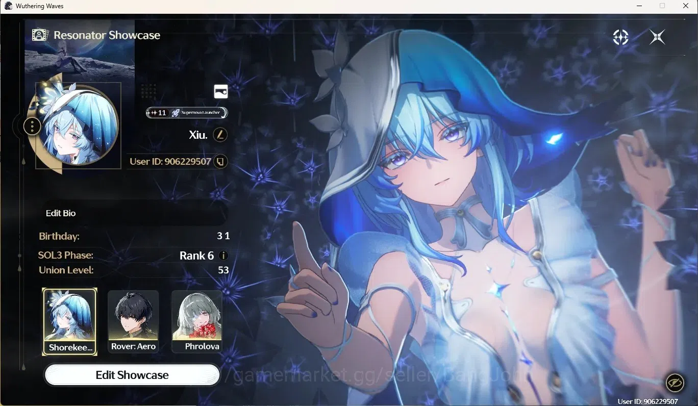 Wuthering Waves Accounts SEA|UL 53|Rank 6|3 Char Limited [(Phrolova,LucyRC3 image 1